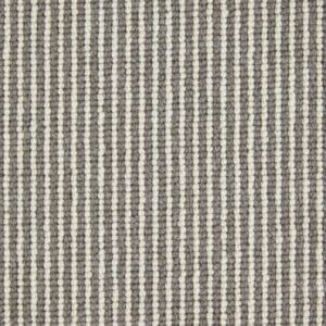mid grey & cream stripe